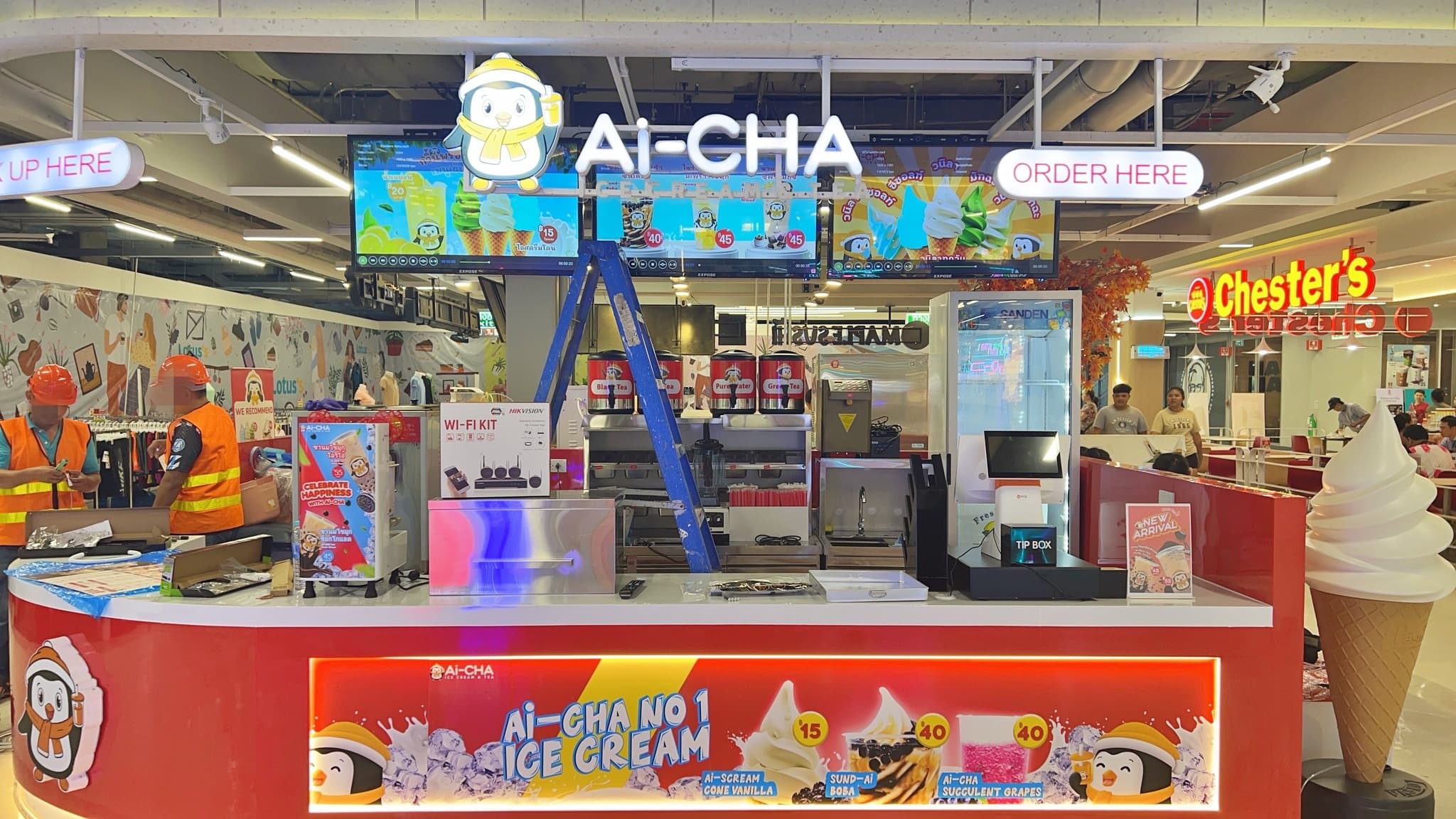 เซ้งสิทธิ์แฟรนไชส์ พร้อมอุปกรณ์ ร้าน Aicha ร้านไอศครีม ชานม เพียง 300,000 บ. ถูกกว่าถึง 30%