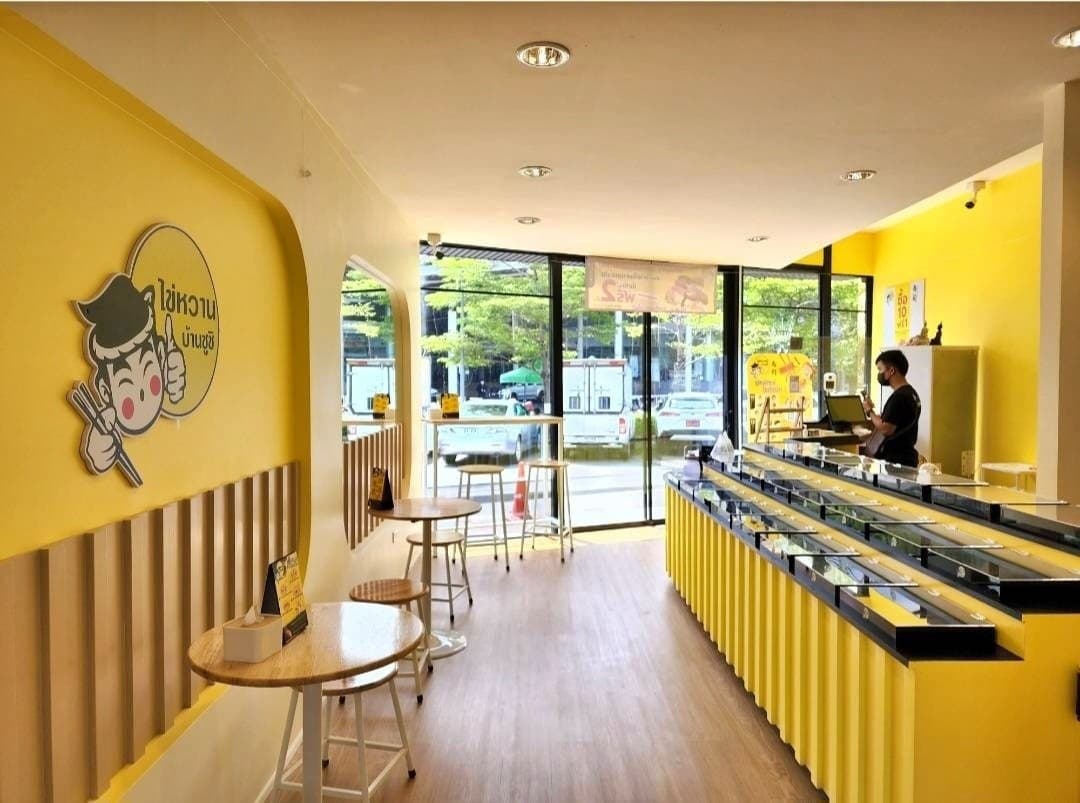 เซ้งร้าน ไข่หวานบ้านซูชิ สาขาพาซิโอ ลาดกระบัง มีตลาดนัดทุกเย็น ใกล้สนามบิน